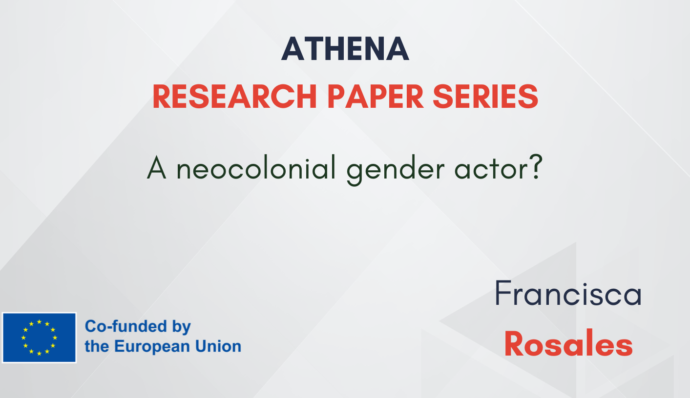 Research paper Nº10: “A neocolonial gender actor?”