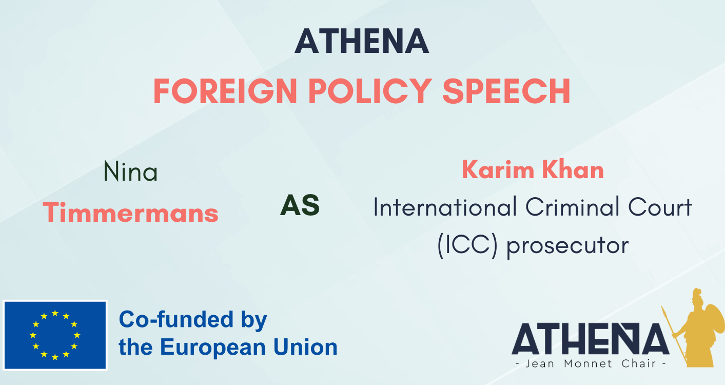 FOREIGN POLICY SPEECH N°15: Nina Timmermans