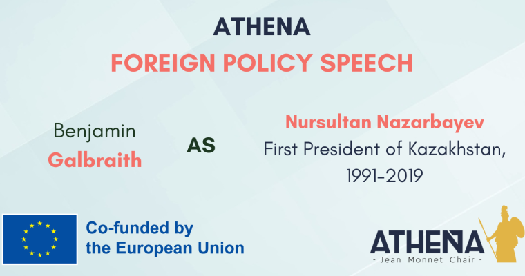 FOREIGN POLICY SPEECH N°29: Benjamin Galbraith