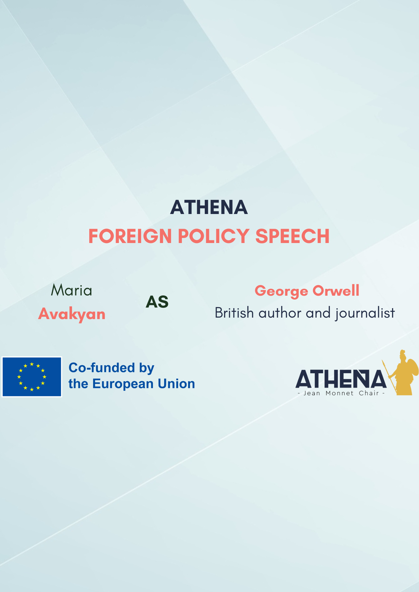 FOREIGN POLICY SPEECH N°36: Maria Avakyan
