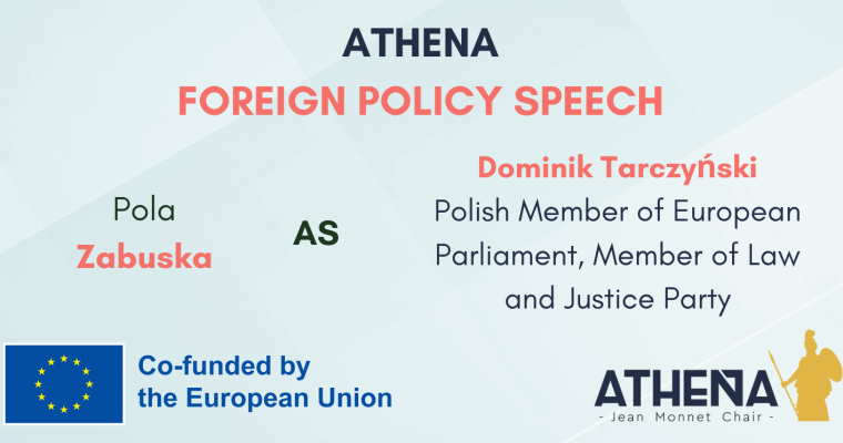 FOREIGN POLICY SPEECH N°38: Pola Zabuska