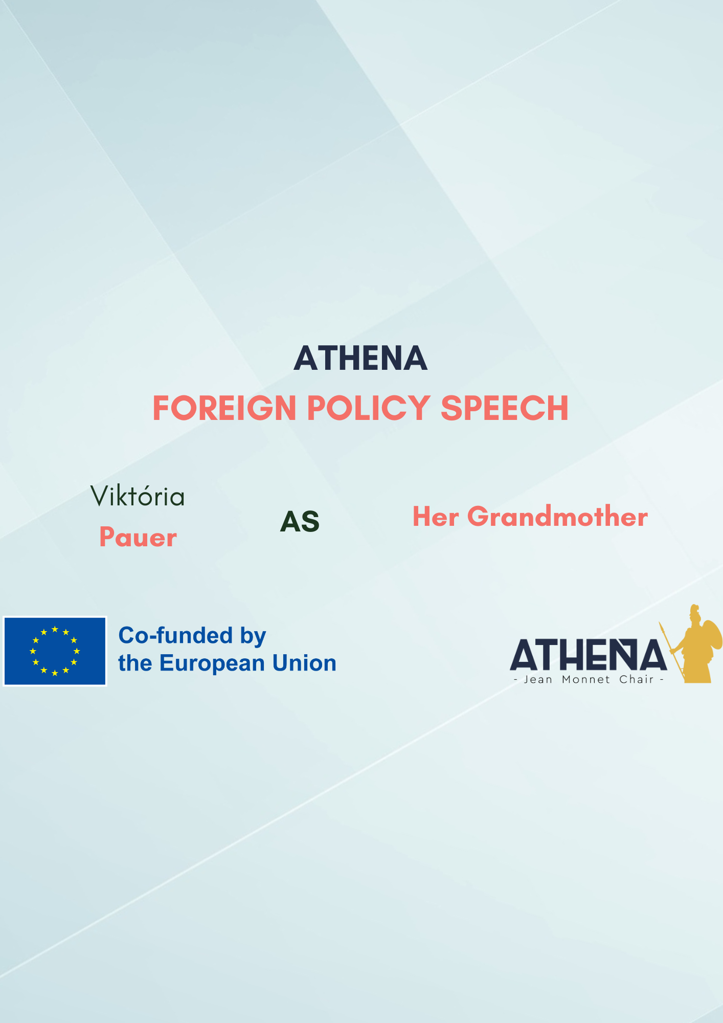FOREIGN POLICY SPEECH N°42: Viktória Pauer