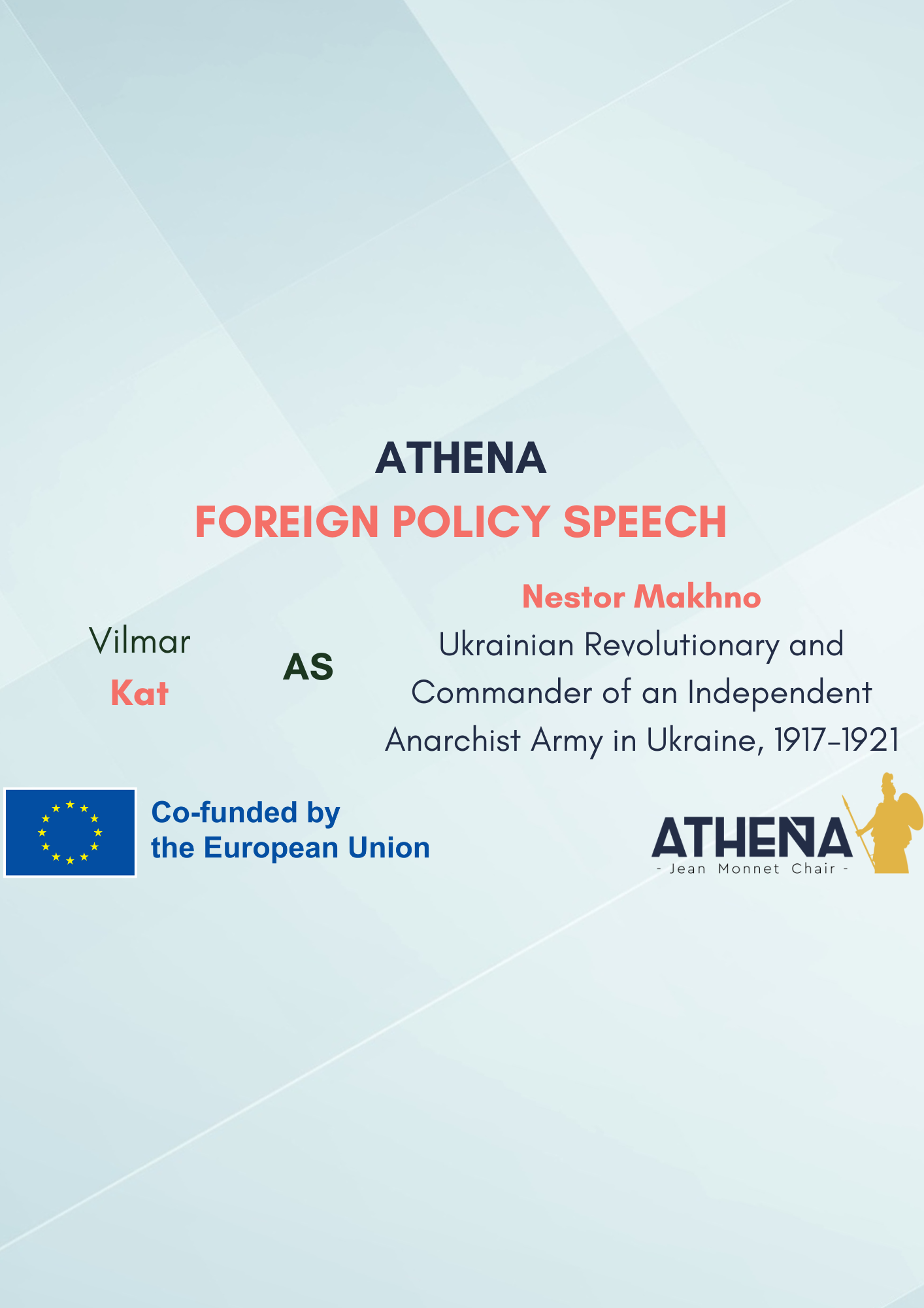 FOREIGN POLICY SPEECH N°43: Vilmar Kat
