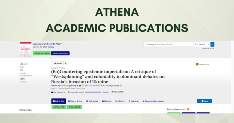 (En)Countering epistemic imperialism: A critique of ‘westsplaining’ and coloniality in dominant debates on Russia’s invasion of Ukraine