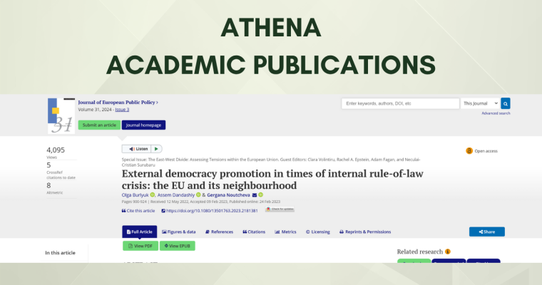 External democracy promotion in times of internal rule-of-law crisis: The EU and its neighbourhood